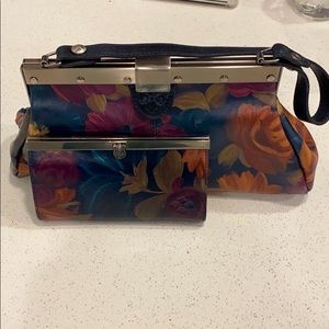Patricia Nash Peruvian Painting purse & wallet set